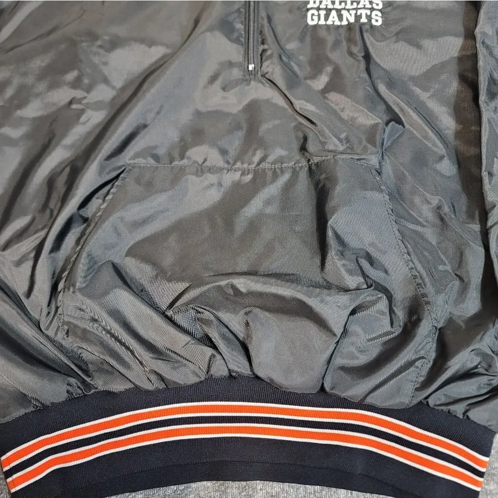 Vintage Dallas Giants Jacket XXL GAME USA Made 90s NFL Pullover Windbreaker